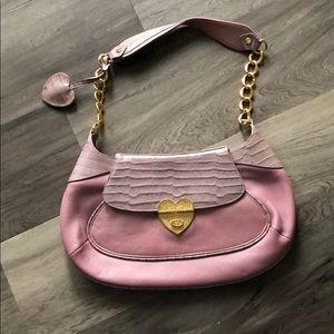 Lovcat Paris small baguette handbag in lilac
